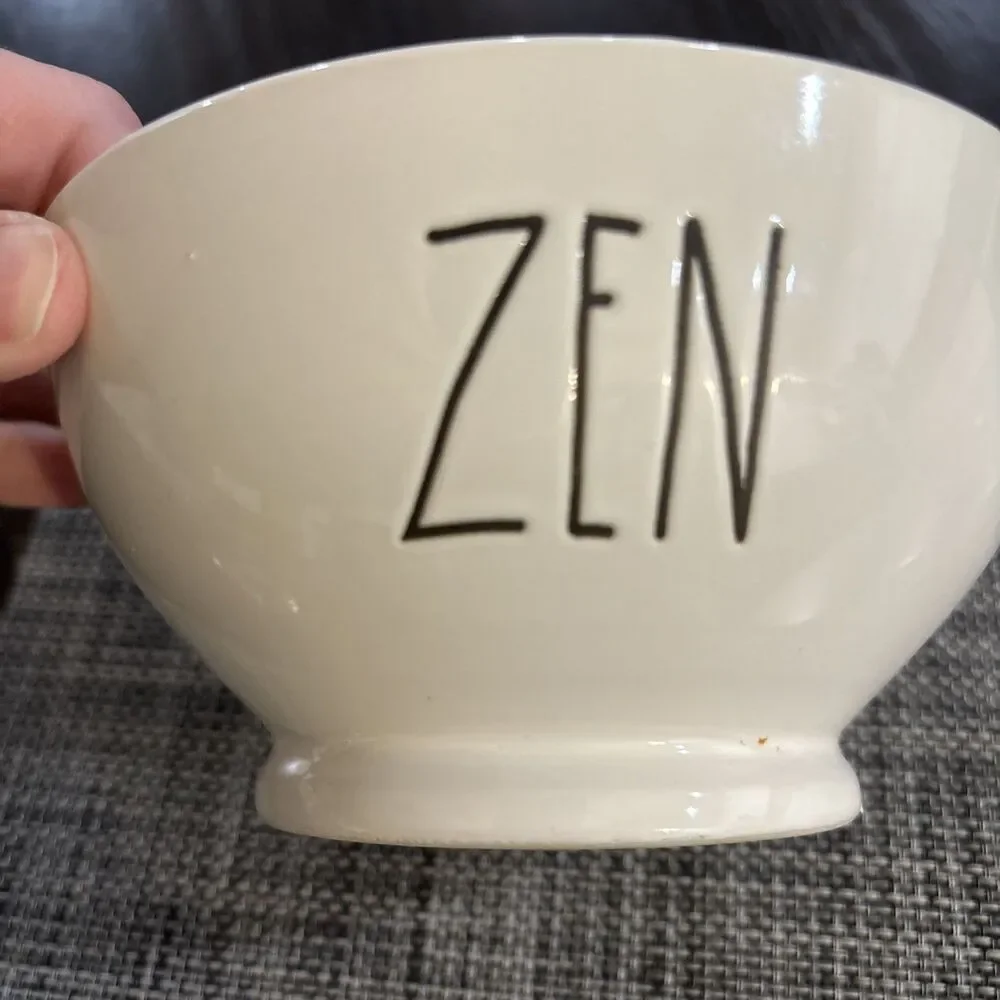Rae Dunn Ceramic Bowl “Zen” cereal soup farmhouse Artisan Collection By Magenta